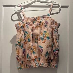 OshKosh B'gosh Floral Tank Top - Pink and Purple